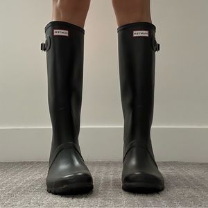 Matte Black Hunter Rain Boot